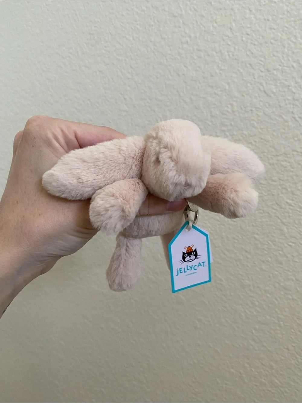 Jellycat Smudge Rabbit Bag Charm